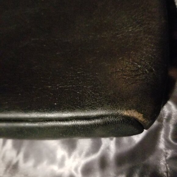 Authentic Vintage 1960's Black Coach Bonnie Cashin Legacy DoubleKiss Lock Purse - Picture 9 of 13